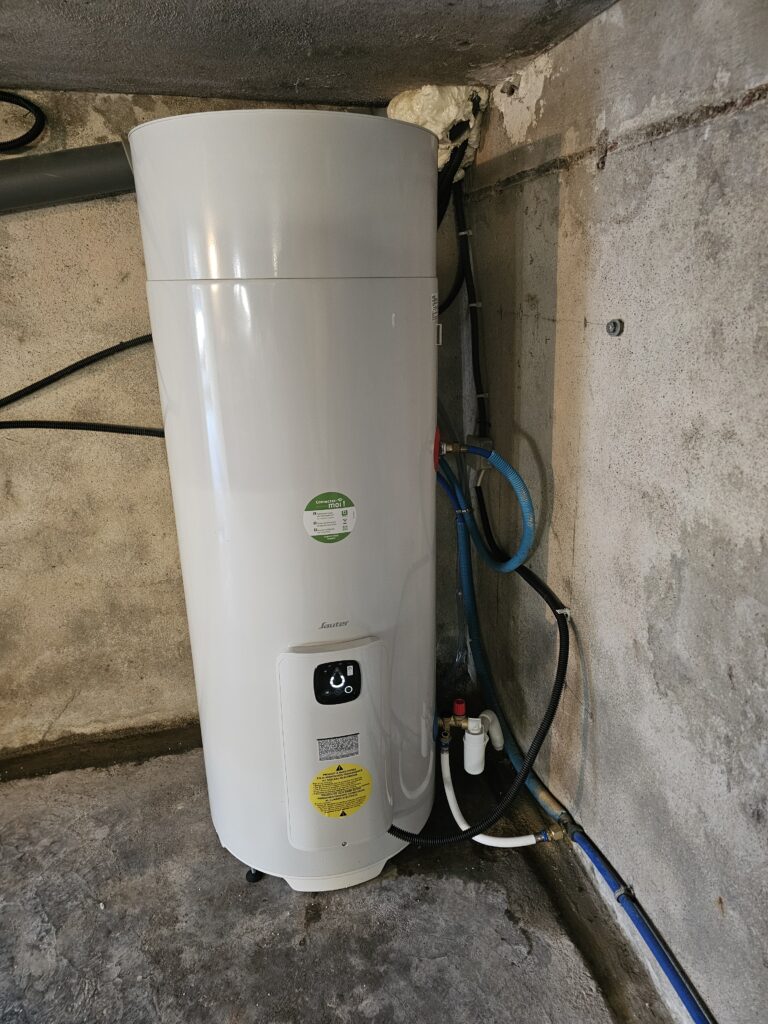 Pose d&rsquo;un chauffe eau thermodynamique à BOUROGNE près de ANDELNANS