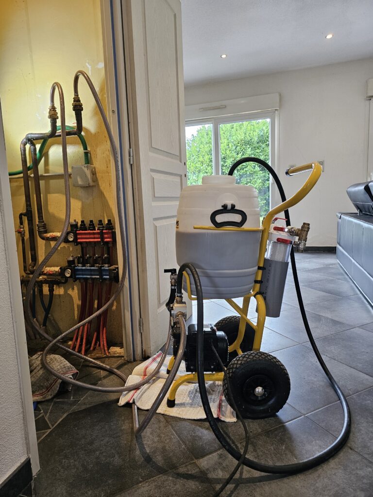 Désembouage de votre circuit de plancher chauffant à Mandeure et Audincourt